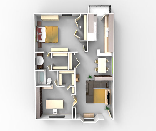 Floorplan - 7979 Westheimer Apartments