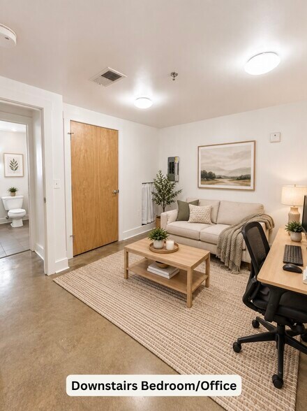 Downstairs Bedroom / Office - 353 W 4th St