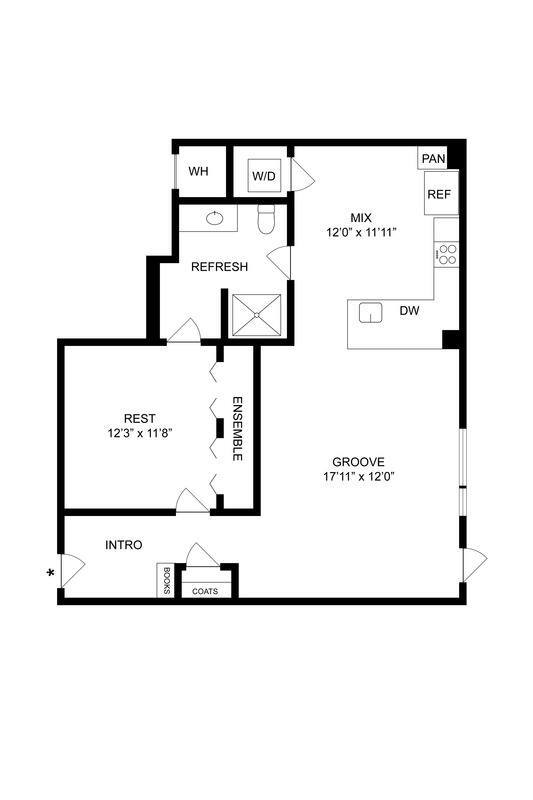 Floorplan - Arapahoe Square Apartments