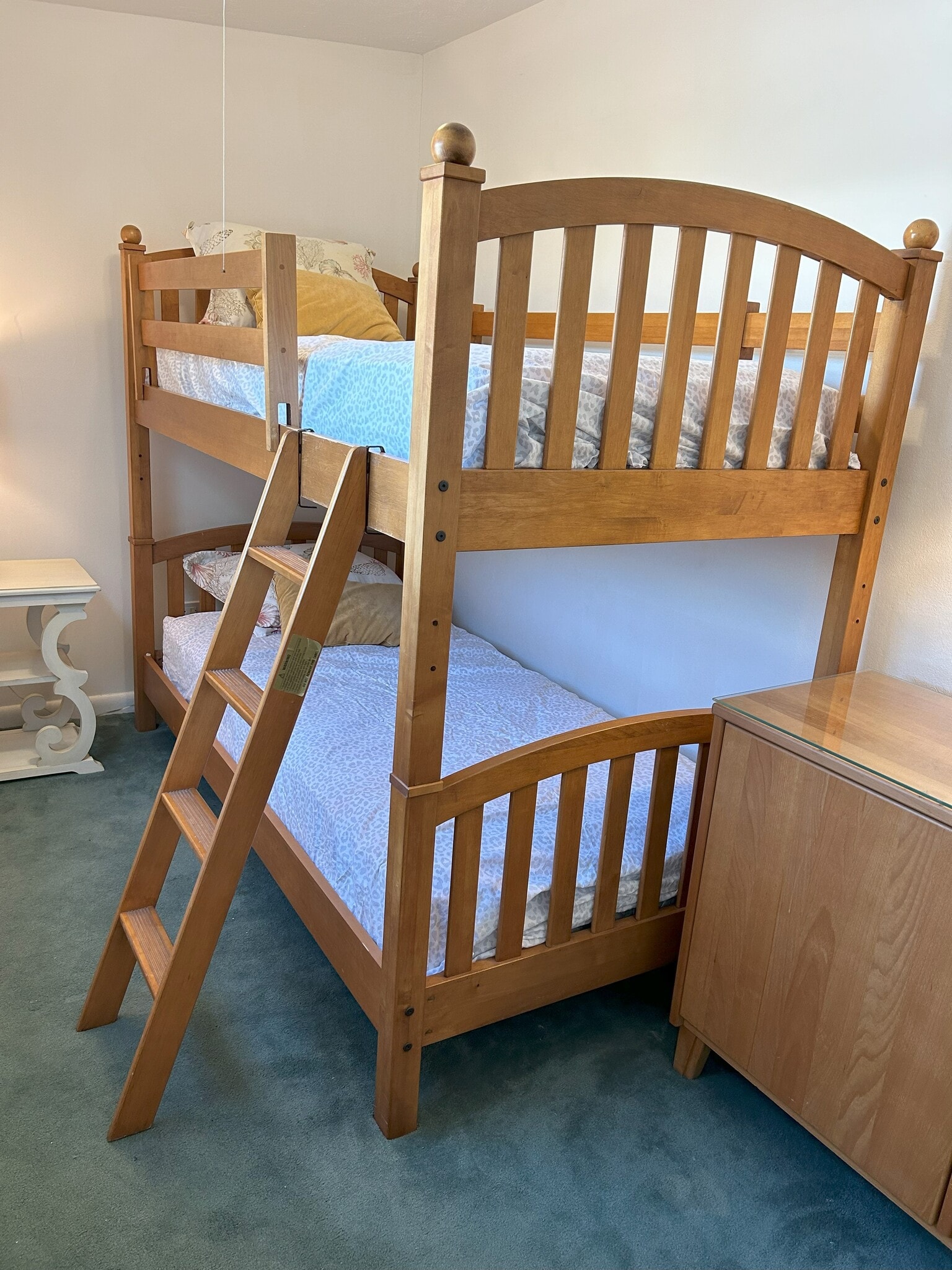 The third bedroom has two XL twins, the same legnth as a full or queen mattress. Also pillow topped. - 159 Dubonnet Rd