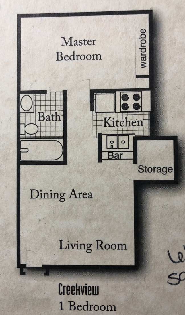 Floorplan - Canyon Creek Apartments C