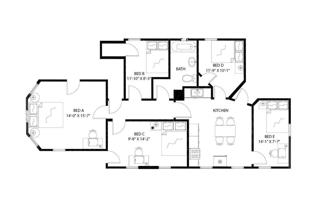 Building Photo - Room in Shared 5 bed/1 bath home