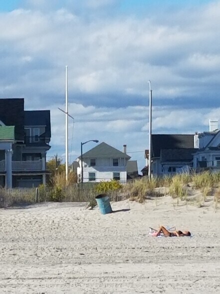 View of House from the Beach - 4907 Atlantic Ave