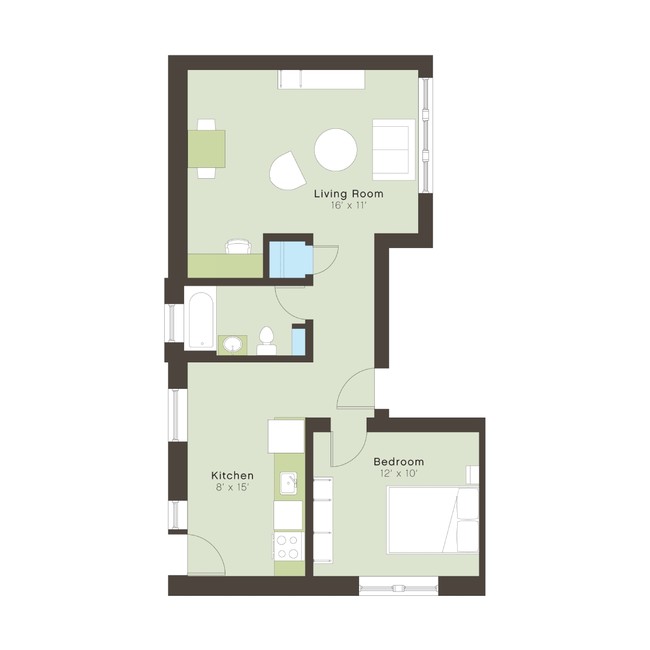 Floorplan - 5300 S. Drexel Avenue