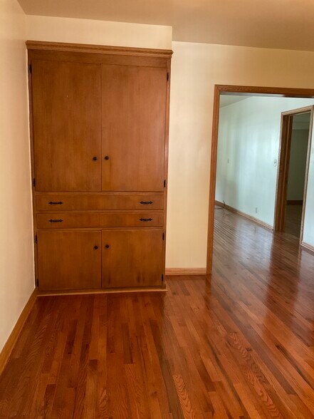 Dining room built-in cupboard laundry room linen/storage closet - 2123 Cameron Ave