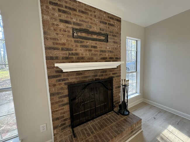 Wood burning fireplace - 8017 Pine Oak Rd