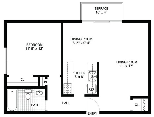 Floorplan - North Hills Apartments, LLC