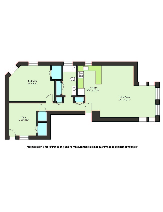 Floorplan - 5400-5408 S. Ingleside Avenue