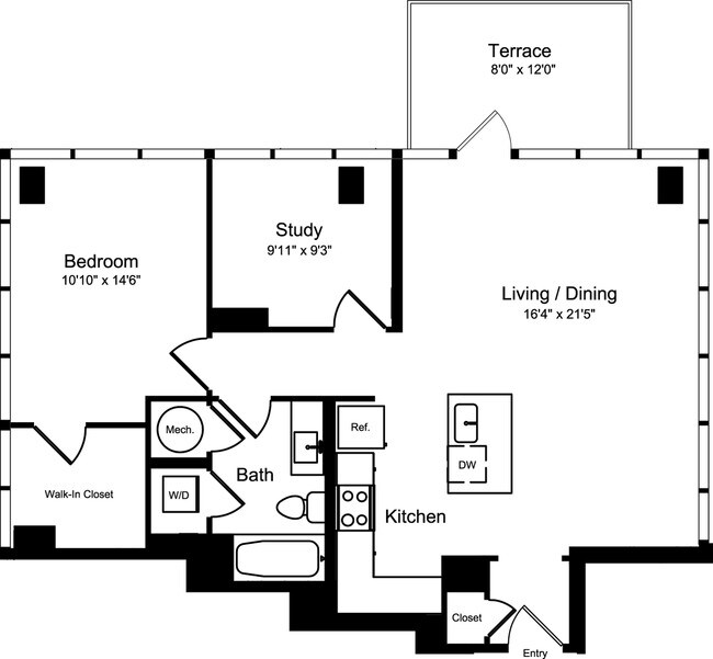 Floorplan - 455 Eye Street