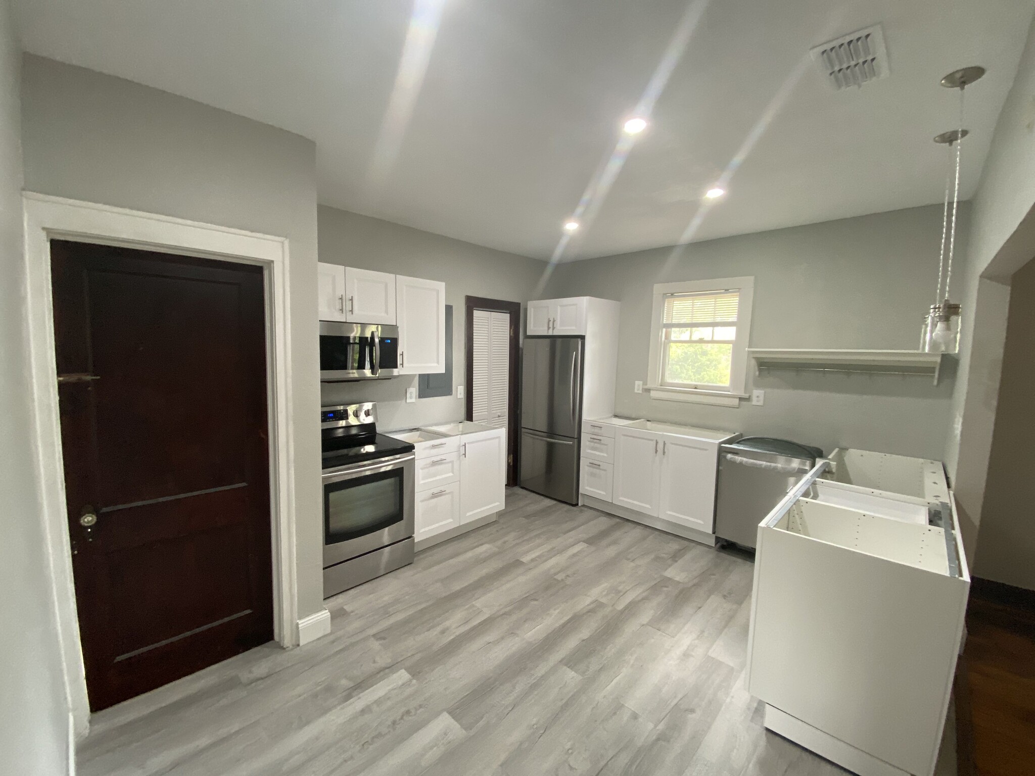 The Kitchen Mid-Remodel Before Countertops - 809 Acosta Street