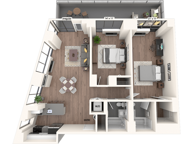 Floorplan - Avalon Bowery Place
