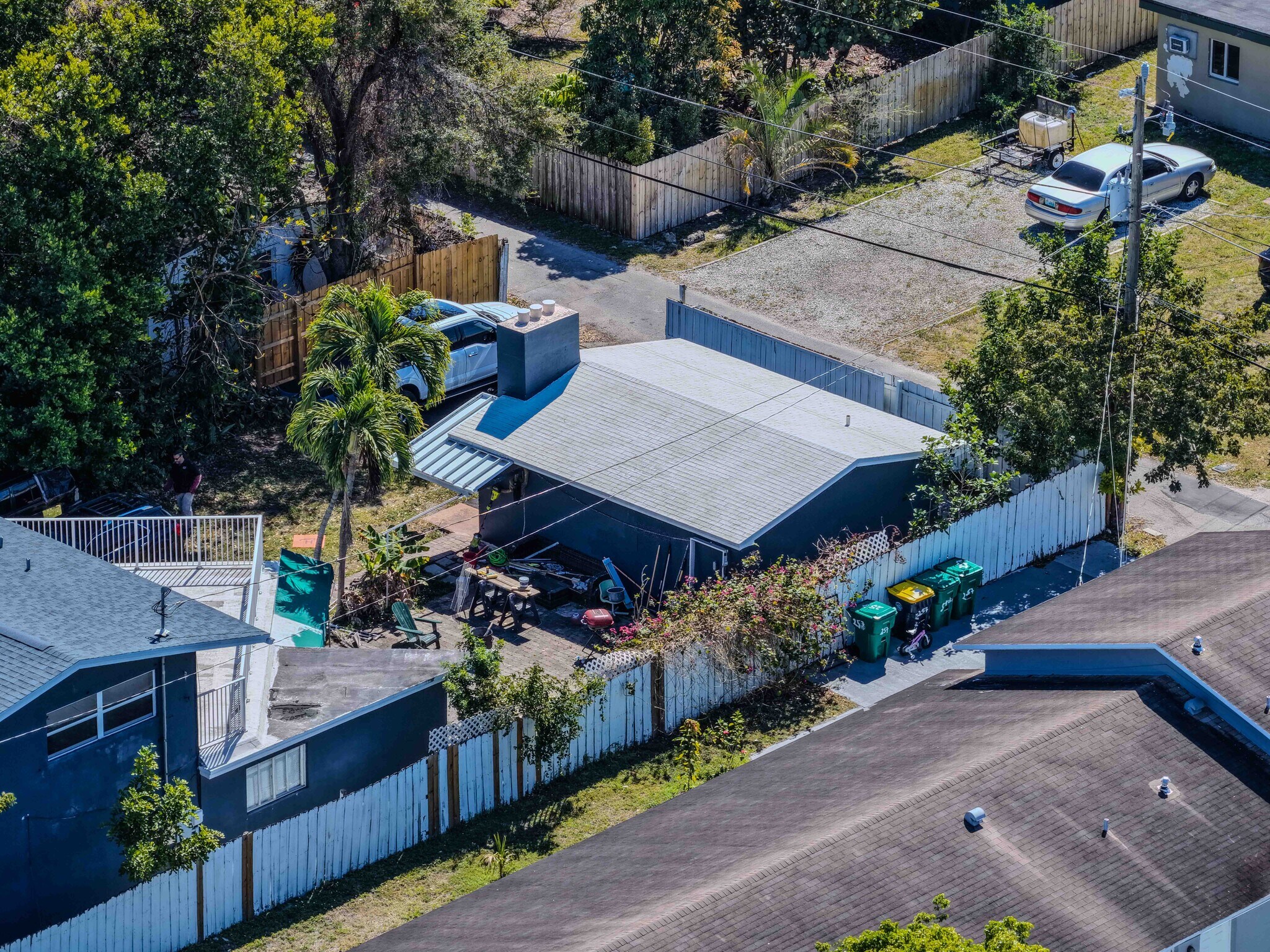 Complete privacy as property can be accessed via access road in the rear of the property - 249 SW 12th St