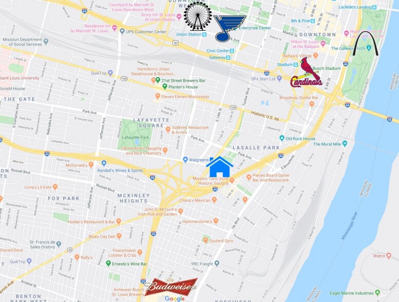 Perfectly located minutes away from all of St Louis' best attractions! - 1703 S 11th St
