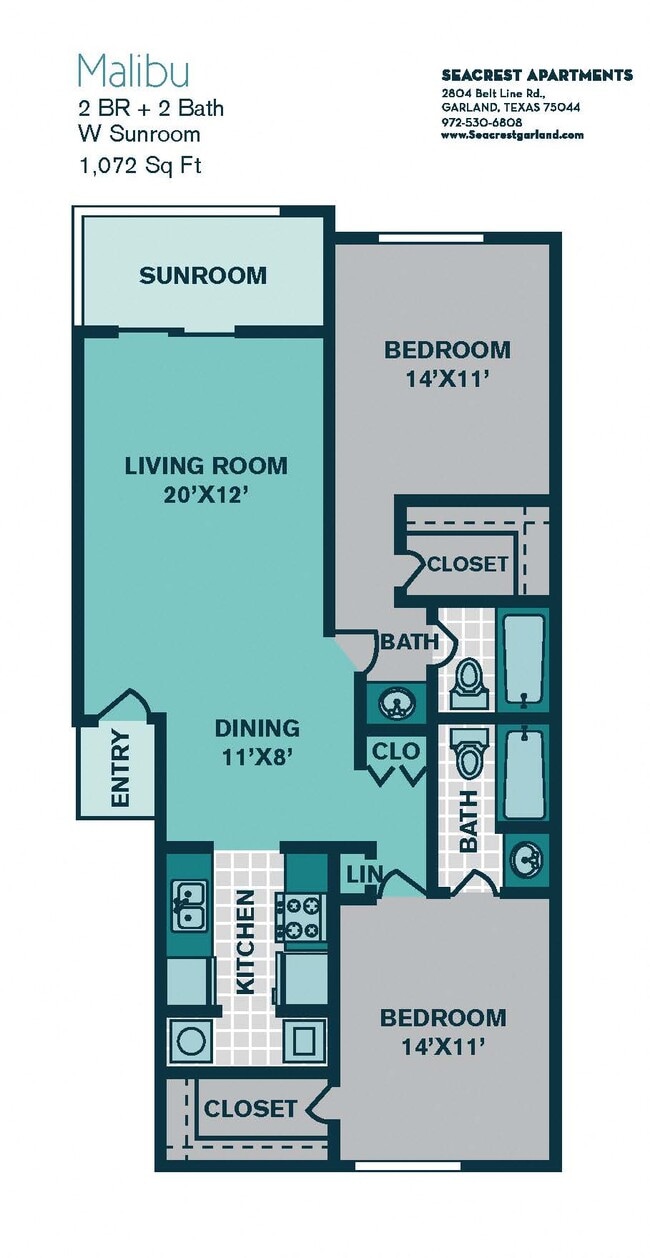 Floorplan - Seacrest Apartments