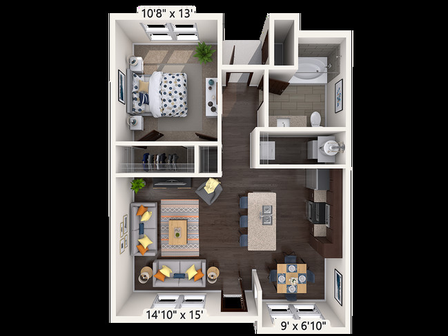 Floorplan - The Townhomes at Lake Park