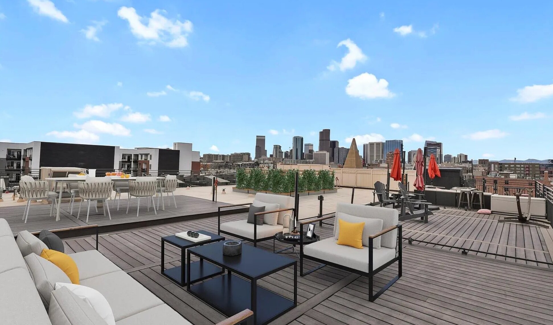 Rooftop Deck (semi-private) - 2715 Blake St