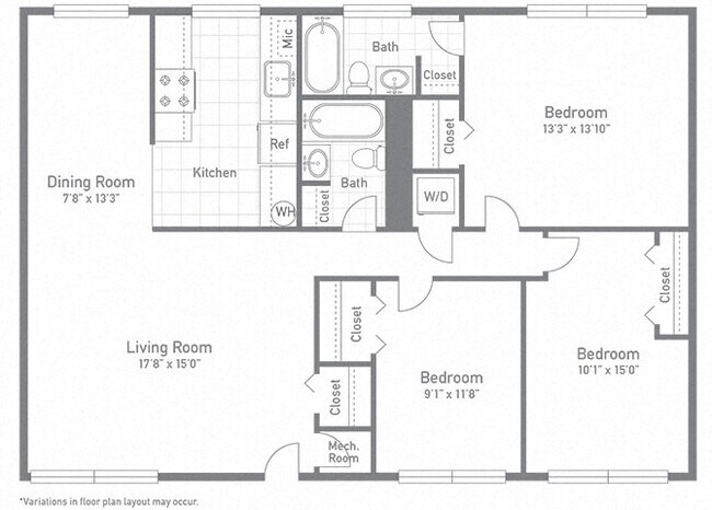 Floorplan - Copperfield Square Apartments