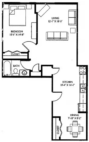 Floorplan - Hoff Mall and Hoff Apartments