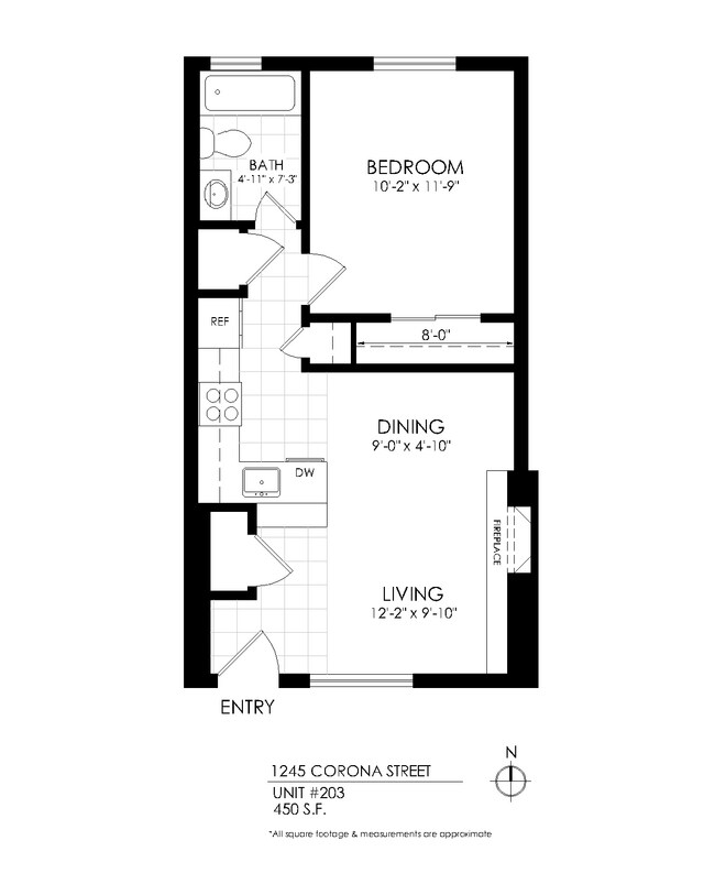 Floorplan - 1245 Corona Street