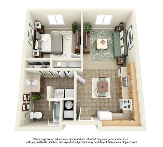 1BR/1BA - Liberty Square Apartments