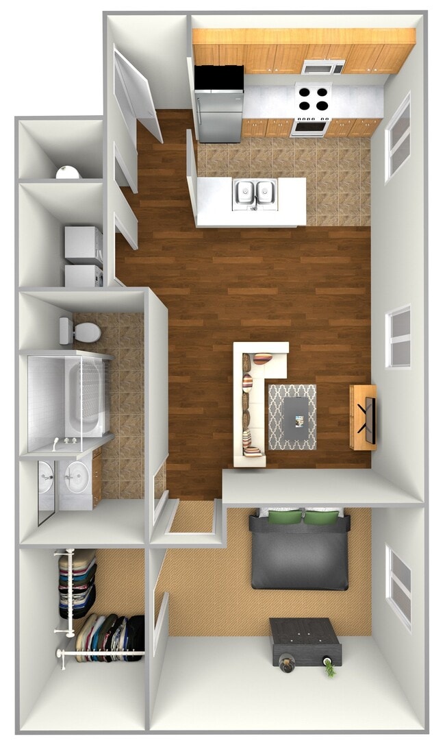 Floorplan - The Cornerstone Apartments