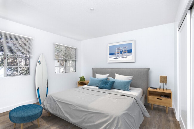 Bedroom with a View (virtual staging added) - 527 Pine St