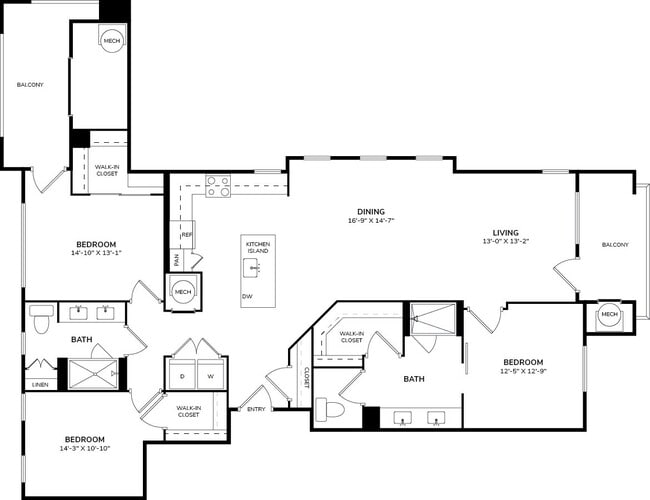 Floorplan - Blu Harbor by Windsor