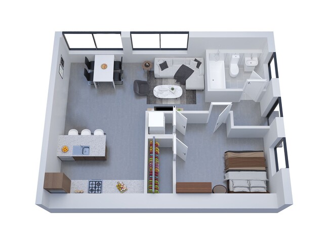 Floorplan - Peanut Factory Flats