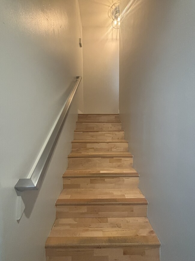 Stairs to the 2nd floor - 615 E Portland St