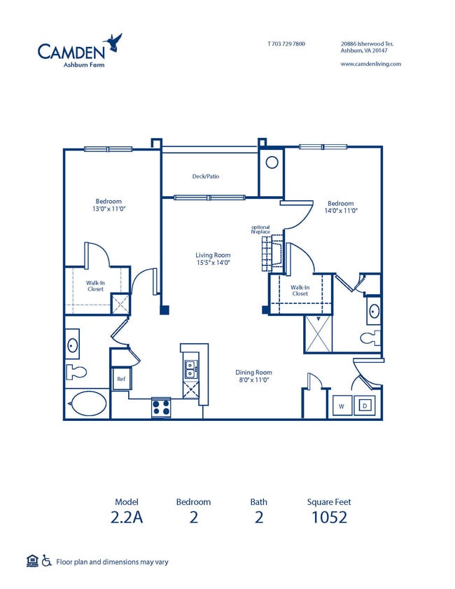 Floorplan - Camden Ashburn Farm