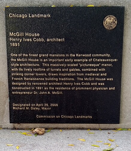 Historic Landmark - 4938 South Drexel Boulevard