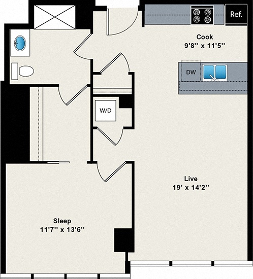 Floorplan - Reside on Green Street