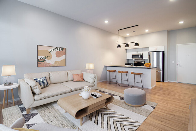Living Room & Kitchen - Nobility Pointe