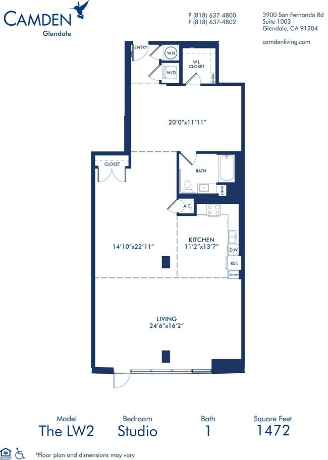 Floorplan - Camden Glendale