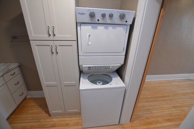 Washer and dryer in unit. - 604 Main Ave