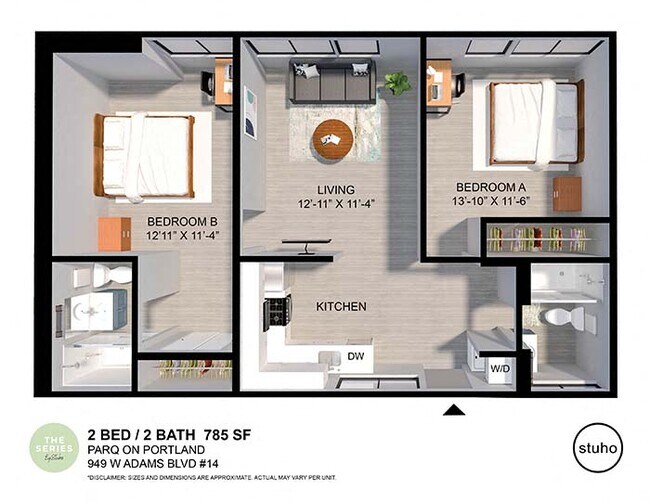 Floorplan - Parq on Portland