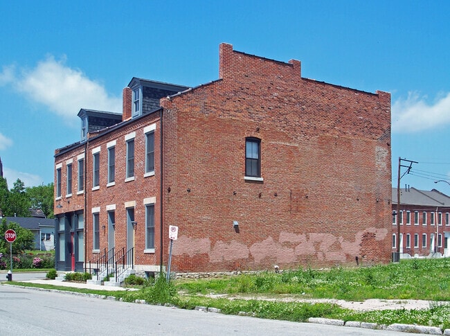 View from the southeast - Crown Square Apartments