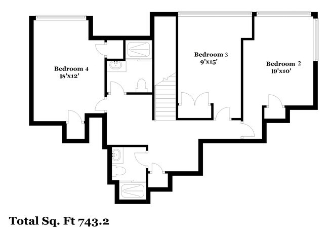 A - Second Floor - 1315 Hill St