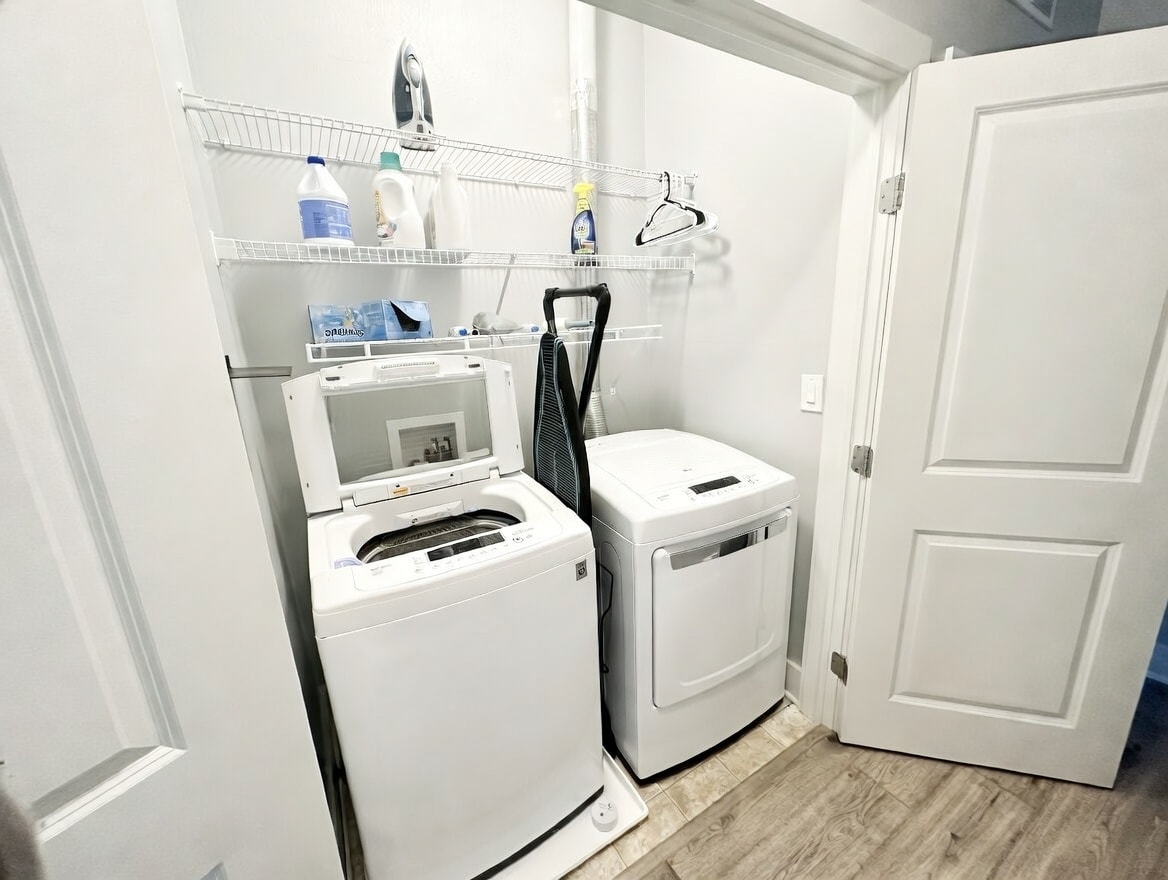 HUGE washer + Dryer with additional storage - 1247 W 75th St