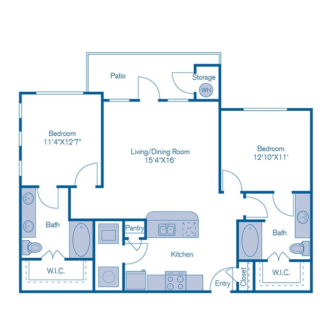 Floorplan - Bridge at Southpark Meadows