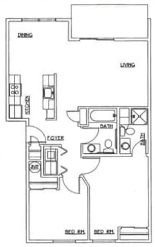 2BR/2BA - Harmony Crossing