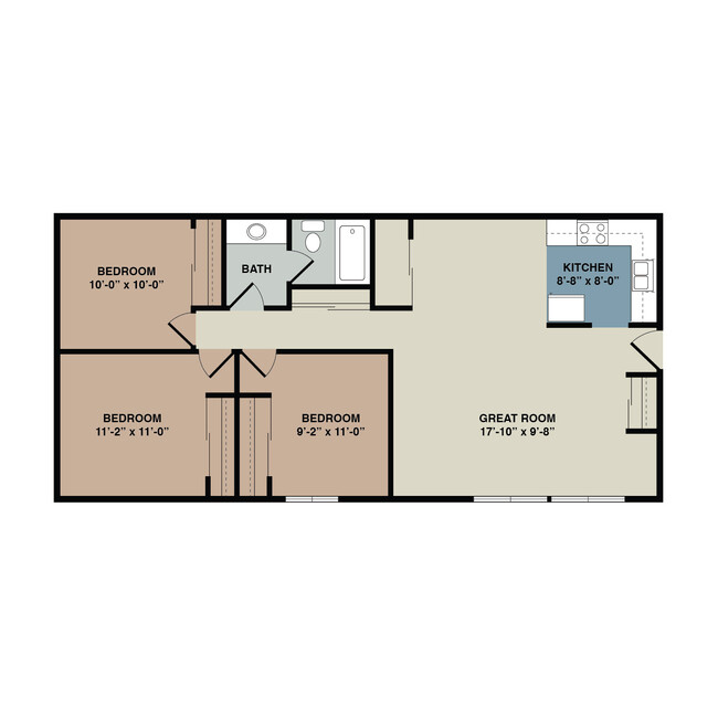 Floorplan - Southview Apartments