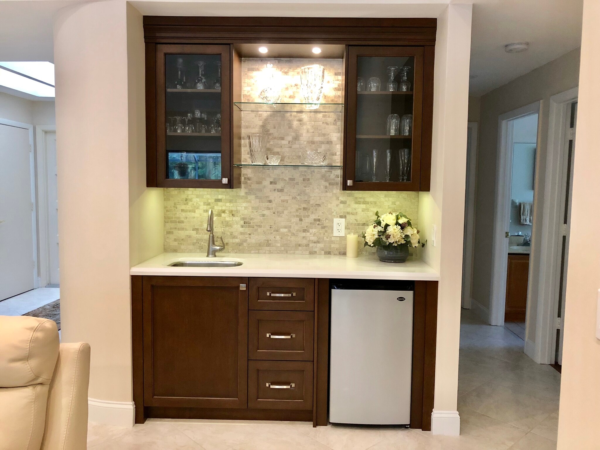 Remodeled wet bar lighting - 2662 NW 42nd St
