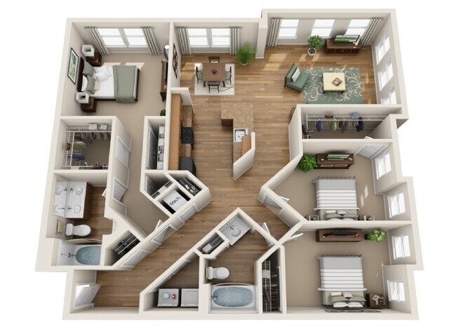 Floorplan - Summerfield At Morgan Metro Apartments