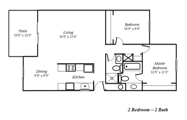 Floorplan - Sedona Apartment Homes