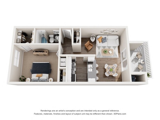 Floorplan - Valley Ridge Apartment Homes