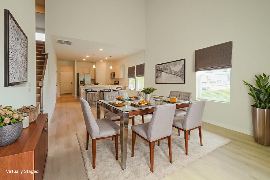 Dining area. Photo is virtually staged. - 1542 Alvin Pond Dr