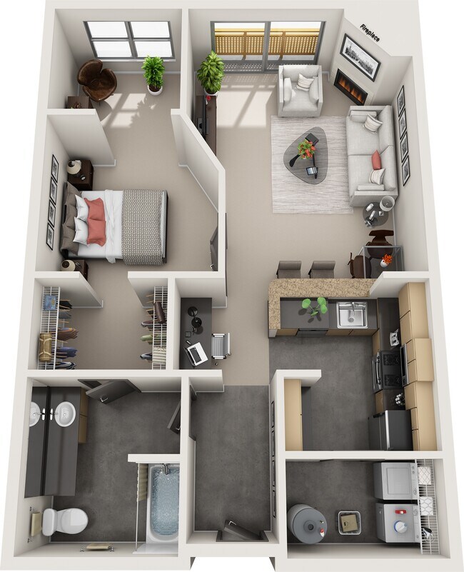 Floorplan - Saffron Apartments