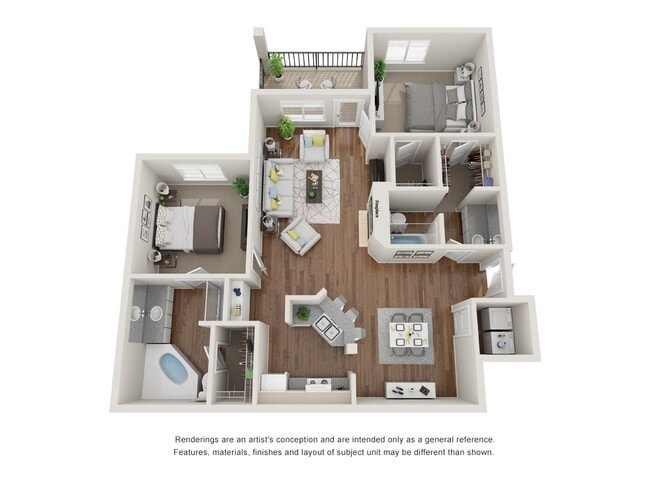 Floorplan - Kings Pointe Apartments
