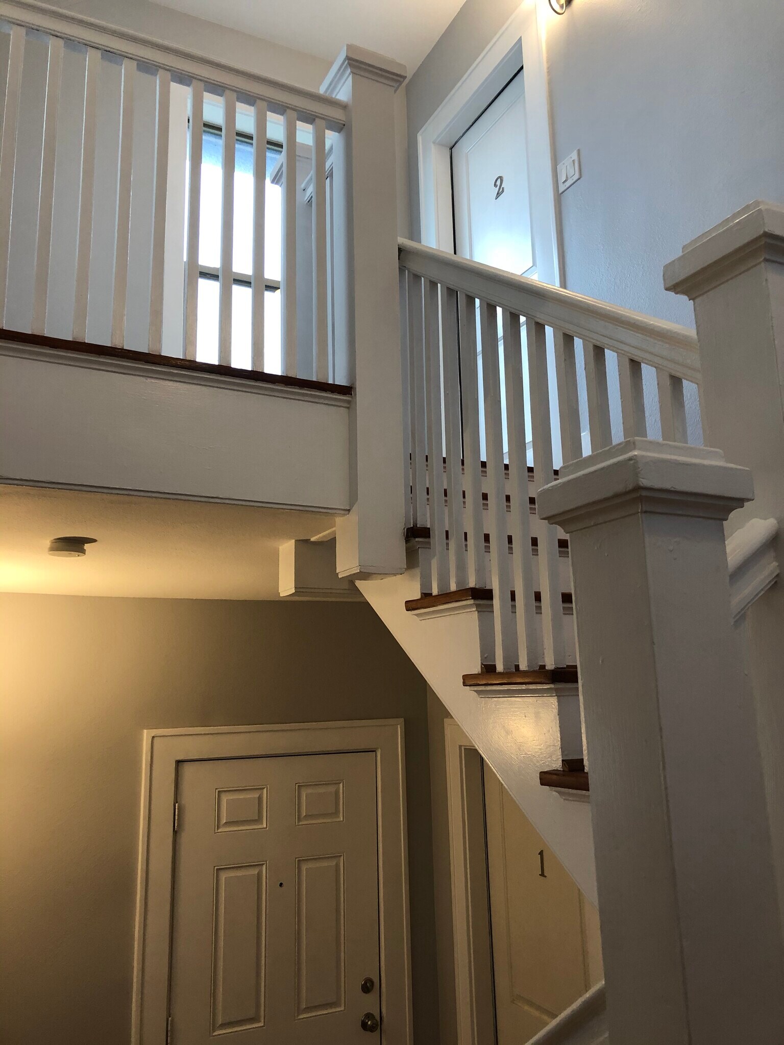 Stairwell to second floor unit - 1712 Blodgett St